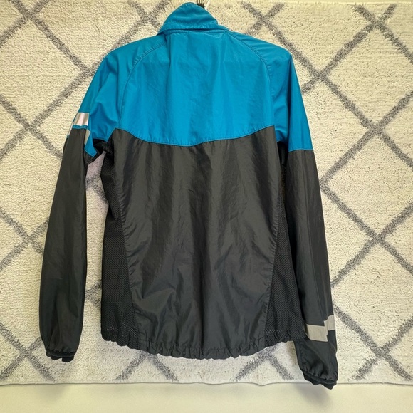 Nike Women’s Small Blue Black Full Zip Lightweight Running Jacket - Picture 2 of 10